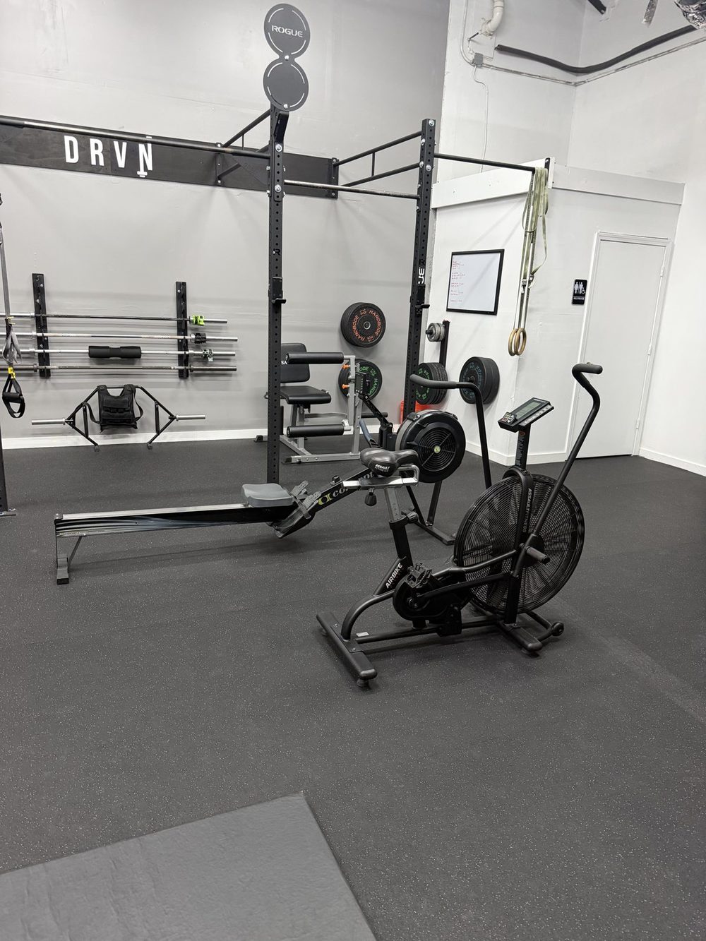Rower and air bike for conditioning